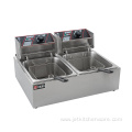 Commercial Equipment 2-Tank 2-Basket Electric Snack Fryer